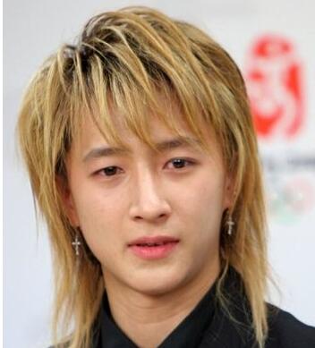 男生日式蓬松长发发型图片